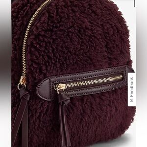 Brand new express teddy mini backpack